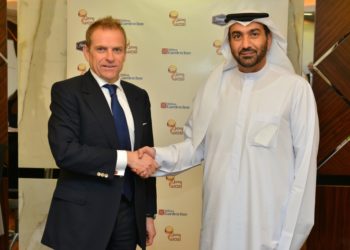 Simon Vincent, Executive Vice President and President, Europe, Middle East & Africa for Hilton Worldwide, and  Mr. Hesham Al Qassim, CEO, wasl Asset Management Group parent company of wasl hospitality and leisure