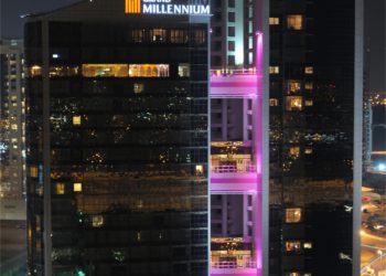 Grand Millennium Exterior Night Shot