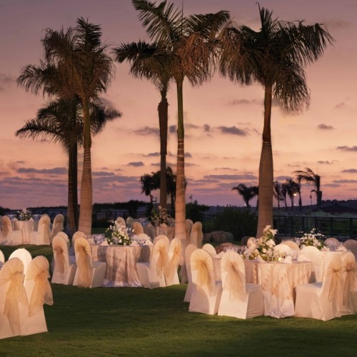 Open-air weddings are held in Radisson Blu Hotel Alexandria’s Fanar Garden