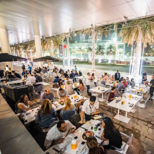 Mori Sushi outdoor terrace