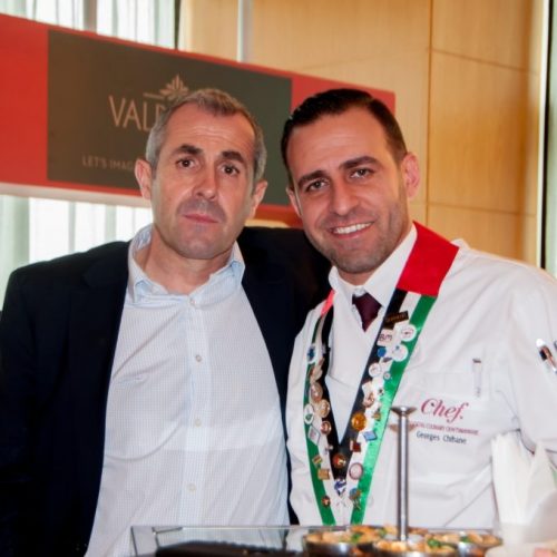 L-R: Steve Pyle, CEO, Chef Middle East and Georges Chihane, culinary development manager, Chef Middle East