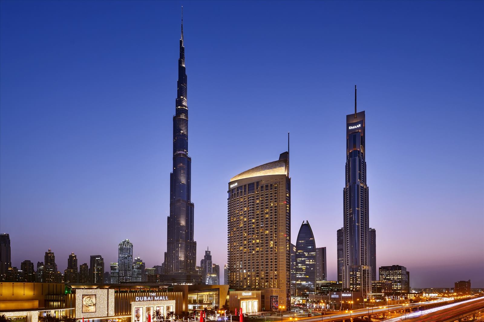 Address Dubai Mall - Night Shot