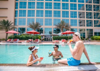UNLEASH THE FUN IN THE SUN WITH POOL & BEACH DAY PASSES AT CROWNE PLAZA YAS ISLAND!