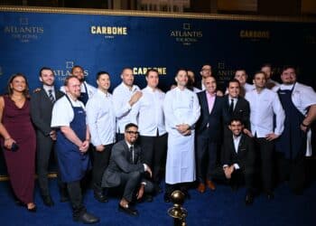 WINNIE HARLOW, ALESSANDRA AMBROSIO, AND CENTRAL CEE ALONGSIDE IRIS LAW JOIN STAR-STUDDED RED CARPET FOR GLITTERING LAUNCH PARTY AS ATLANTIS THE ROYAL WELCOMES MAJOR FOOD GROUP’S CARBONE TO DUBAI 