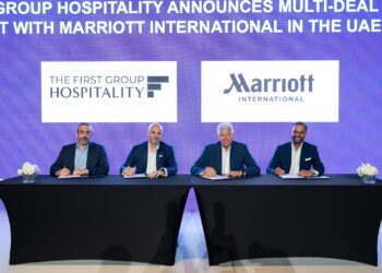 THE FIRST GROUP HOSPITALITY ANNOUNCES MULTI-DEAL AGREEMENT WITH MARRIOTT INTERNATIONAL IN THE UAE