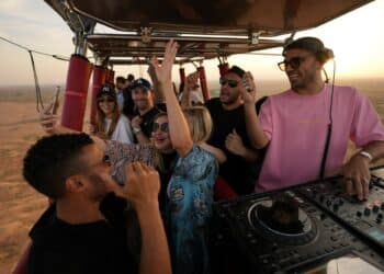 DUBAI’S ONLY HOT AIR BALLOON DJ EXPERIENCE RETURNS