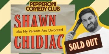 PEPPERONI FIRES UP ITS FIRST COMEDY SHOW: SHAWN CHIDIAC LIVE ON DECEMBER 3